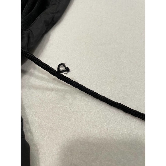 Volcom Girls Size M 12 Black Enemy Stone Windbreaker Jacket Hooded Zip Up - Picture 10 of 10